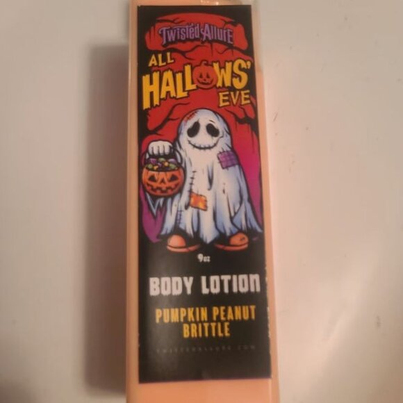 Twisted Allure All Hallows Eve PUMPKIN PEANUT BRITTLE Body Lotion HALLOWEEN Goth - Picture 2 of 4